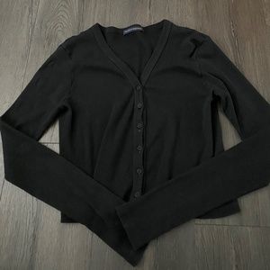 Brandy Melville Black Button Down Long Sleeve